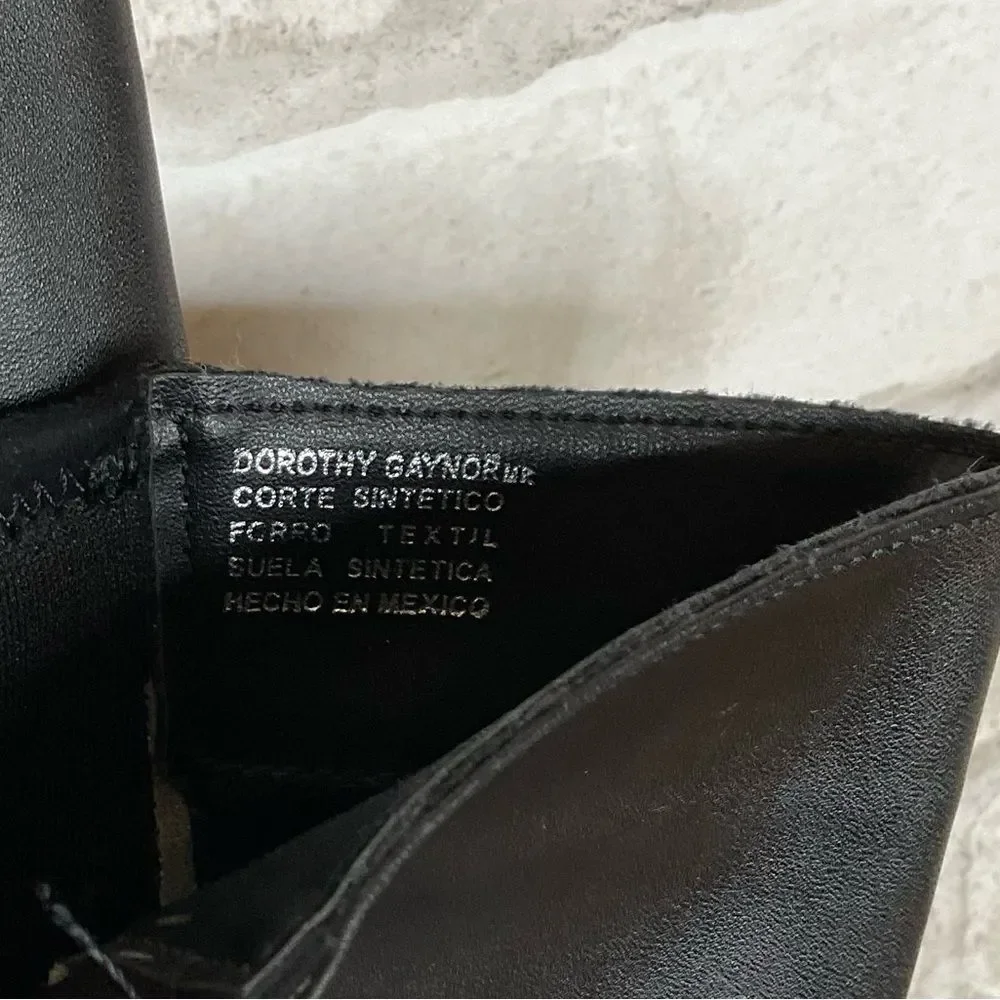 Black Knee High Riding Boots Size 5.5